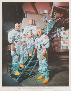 Lot #6211 Apollo 8 Signed Photograph