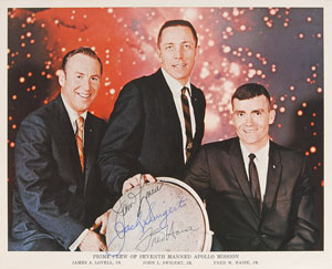 Lot #6328 Apollo 13 Signed Photograph - Image 1