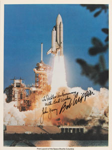 Lot #6529 STS-1 Signed Photograph - Image 1