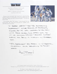 Lot #6310 Alan Bean’s Apollo 12 Lunar Orbit-Flown Agreement on the Rescue of Astronauts - Image 2