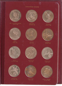 Lot #6204 ‘America in Space’ (36) Bronze Medallion Proof Set - Image 2