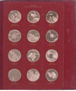 Lot #6204 ‘America in Space’ (36) Bronze Medallion Proof Set - Image 6