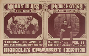 Lot #888  Moody Blues and Richie Havens - Image 1