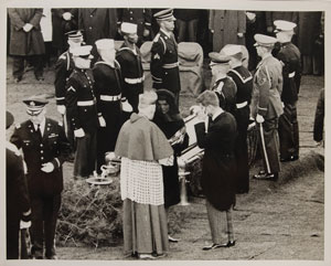 Lot #45 John F. Kennedy Kennedy Set of Three Funeral Photographs - Image 2