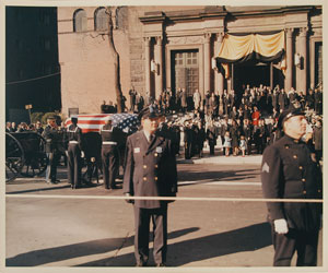 Lot #45 John F. Kennedy Kennedy Set of Three Funeral Photographs - Image 3