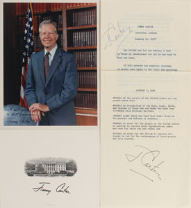 Lot #185 Jimmy Carter - Image 1