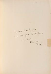 Lot #626 Francis Poulenc - Image 2