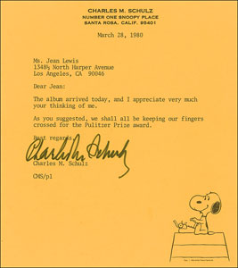 Lot #505 Charles Schulz - Image 1