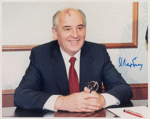 Lot #312 Mikhail Gorbachev - Image 1