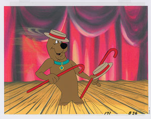 Lot #544 Scooby-Doo production cel from The 13 Ghosts of Scooby-Doo - Image 1