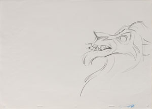 Lot #516 Scar production drawing from The Lion King - Image 1