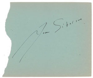 Lot #666 Jean Sibelius - Image 1