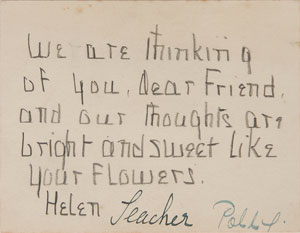 Lot #241 Helen Keller - Image 1