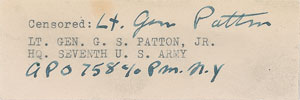 Lot #365 George S. Patton - Image 1