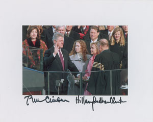 Lot #206 Bill and Hillary Clinton - Image 1