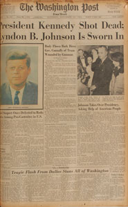 Lot #39 John F. Kennedy Assassination Newspapers - Image 4