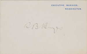 Lot #134 Rutherford B. Hayes - Image 1