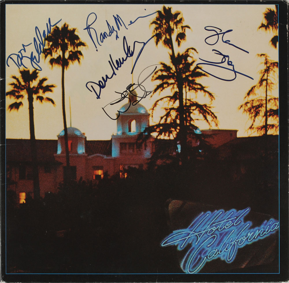 Lot #995  Eagles Signed Album