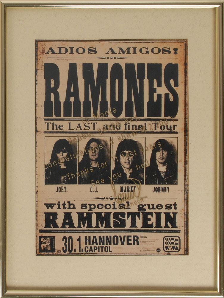 Lot #708  Ramones