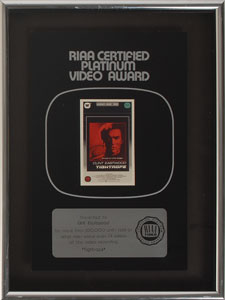 Lot #7407 Clint Eastwood Video Award