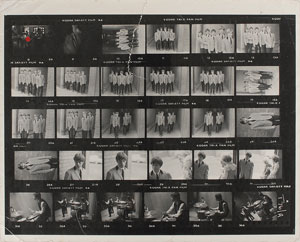 Lot #7105 Rolling Stones Oversized Contact Sheet - Image 1