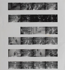 Lot #7107 Rolling Stones Oversized Contact Sheet - Image 1