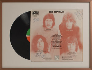 Lot #7123 Led Zeppelin Signed Album