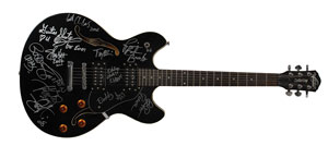 Lot #7150  Blues Legends Signed Guitar
