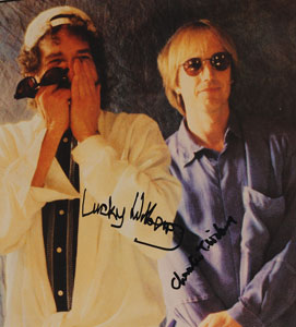 Lot #7323 Traveling Wilburys: Harrison and Petty Signed Poster - Image 2