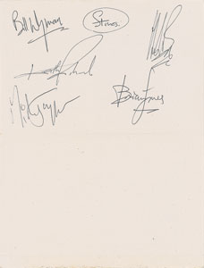 Lot #7095 Rolling Stones Signatures
