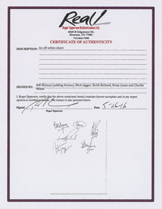 Lot #7095 Rolling Stones Signatures - Image 2