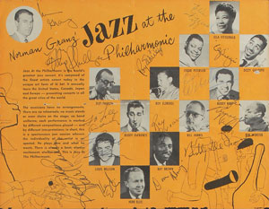 Lot #7156 Jazz Multi-Signed Program