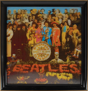 Lot #7039 Beatles ‘Sgt. Pepper’s’ Lenticular Cover Oversized Display