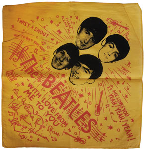 Lot #7070 Beatles Set of Three Handkerchiefs - Image 3