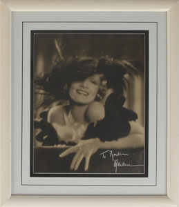Lot #7340 Marlene Dietrich Oversized Signed Photograph - Image 2