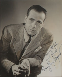 Lot #7335 Humphrey Bogart Signed Photograph