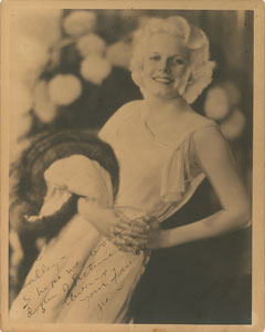 Lot #7333 Jean Harlow Signed Photograph