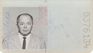 Lot #7370 Billy Wilder’s Signed Passport - Image 4