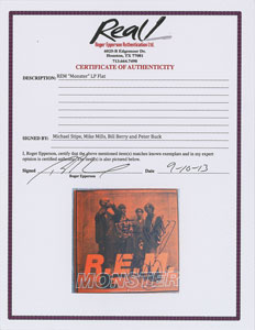 Lot #7321 R.E.M. Signed Album Flat - Image 2