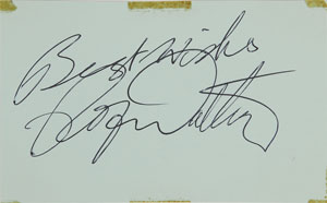Lot #7204 The Who Signatures