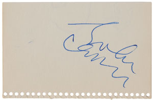 Lot #7020 John Lennon Signature
