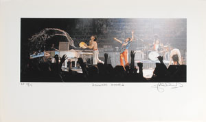 Lot #7104 Rolling Stones AP Photo Print Signed by Photographer John Rowlands - Image 1