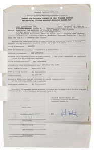Lot #7035 Brian Epstein Signed Document - Image 3