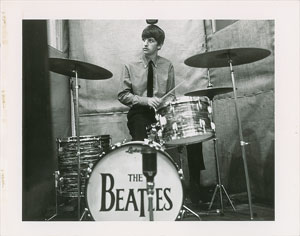 Lot #7052 Ringo Starr 1962 Dezo Hoffmann Oversized Photograph - Image 1