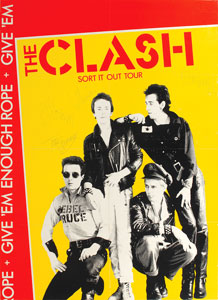 Lot #7307 The Clash Signed Poster