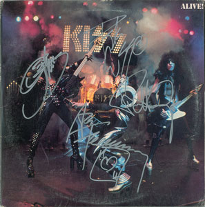 Lot #7236 KISS Signed ‘Alive!’ Album