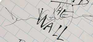 Lot #7134 Pink Floyd Signed ‘The Wall’ Program - Image 4
