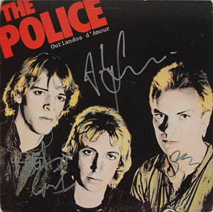 Lot #7242 The Police Signed Album