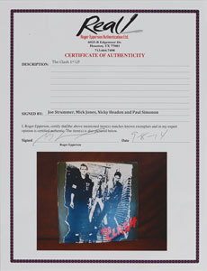 Lot #7308 The Clash Signed Self-Titled Album - Image 3