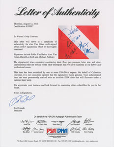 Lot #7253 Van Halen Signed Album - Image 2